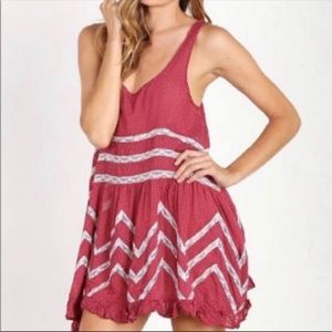 Free People Voile Trapeze Slip Dress Size Small